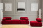 Atelier Del Sofa Sofá de 1 Plaza Rojo Bubble L1